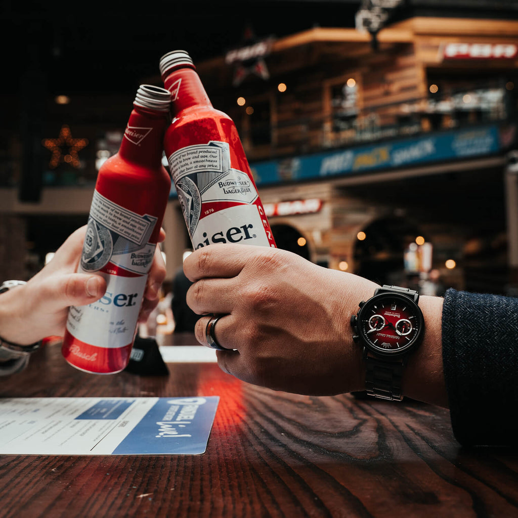 Budweiser King of Beers Black Chrono 42mm