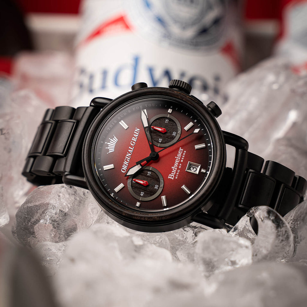 Budweiser King of Beers Black Chrono 42mm