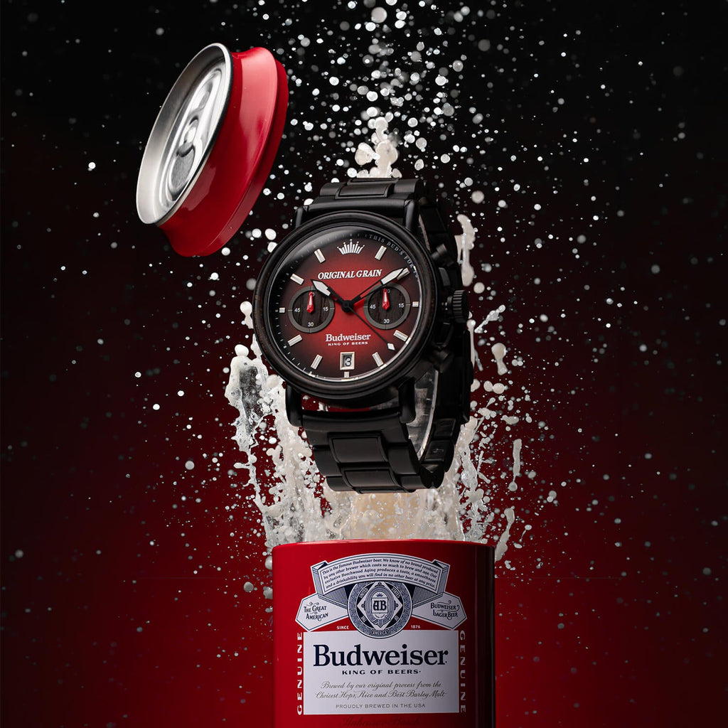 Budweiser King of Beers Black Chrono 42mm