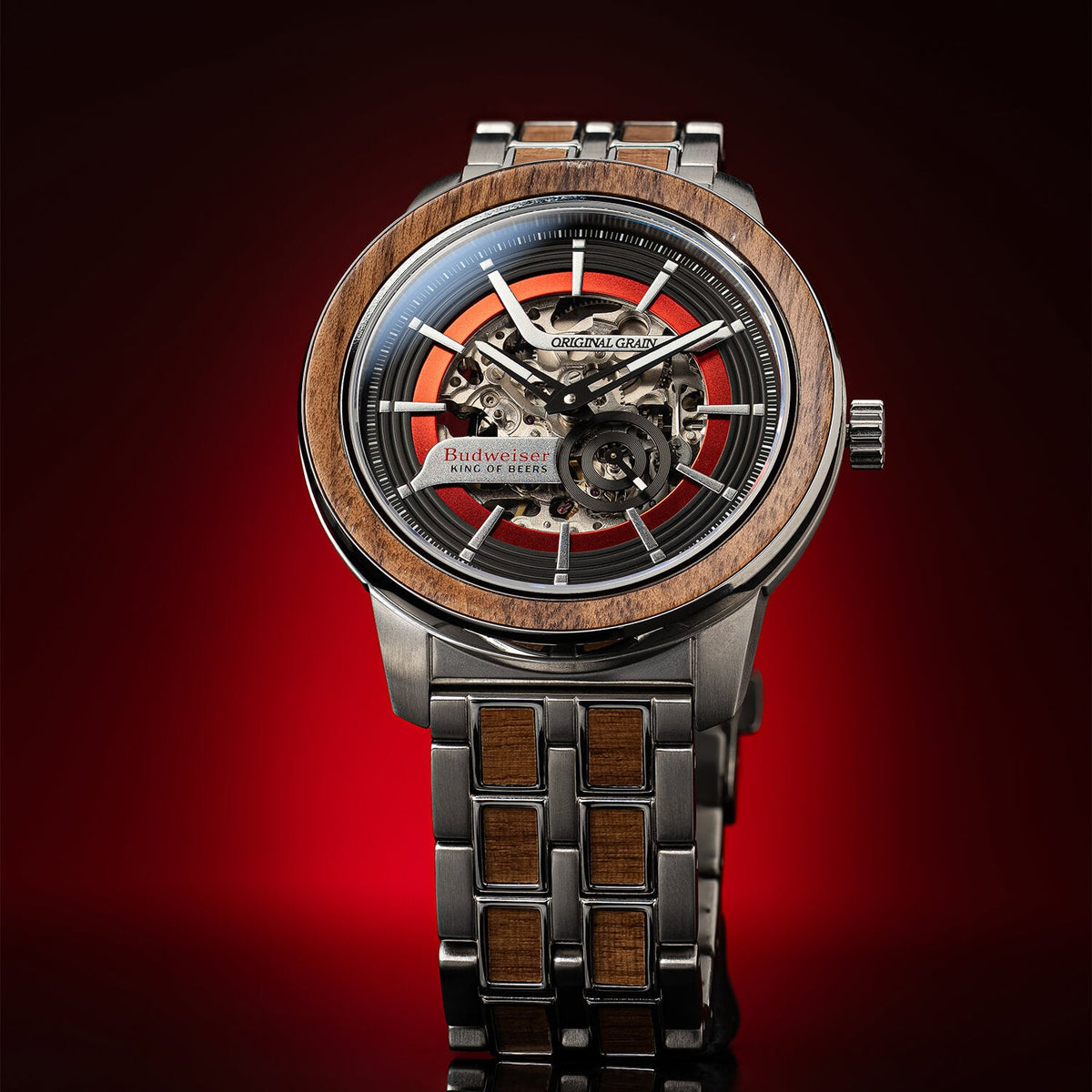 Budweiser King of Beers Barrel Auto 44mm