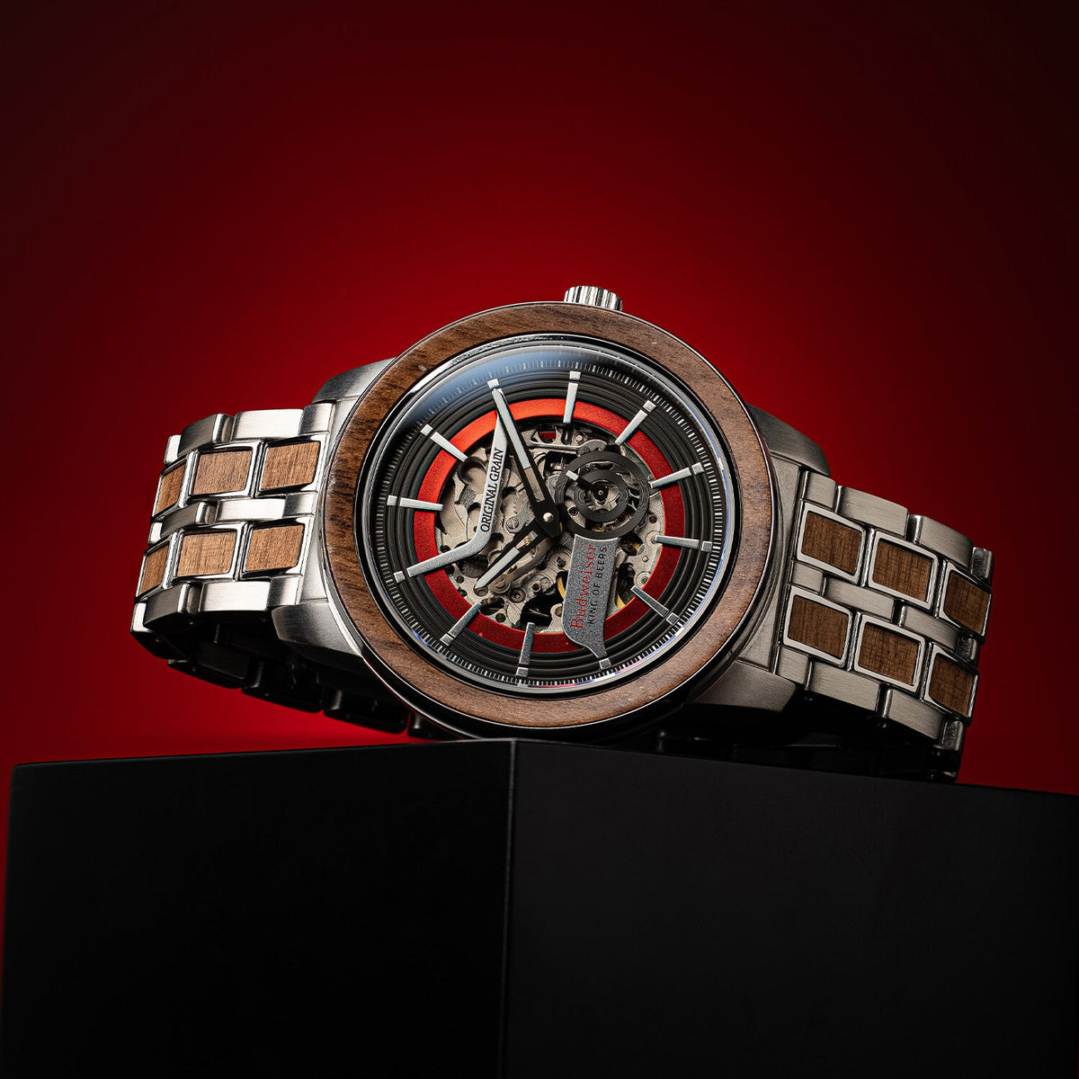 Budweiser King of Beers Barrel Auto 44mm