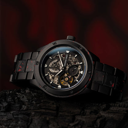Forest Fire Red Rugged Auto 45mm