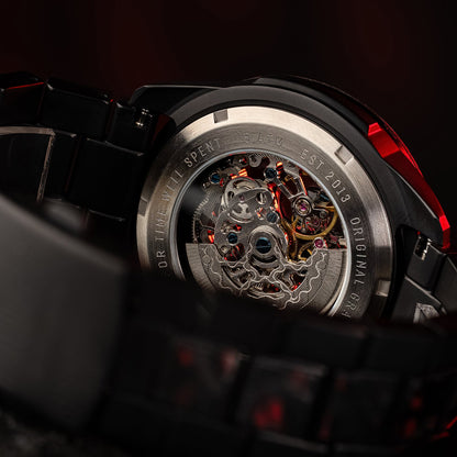 Forest Fire Red Rugged Auto 45mm