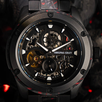 Forest Fire Red Rugged Auto 45mm