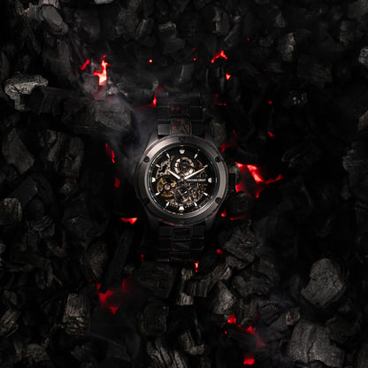 Forest Fire Red Rugged Auto 45mm