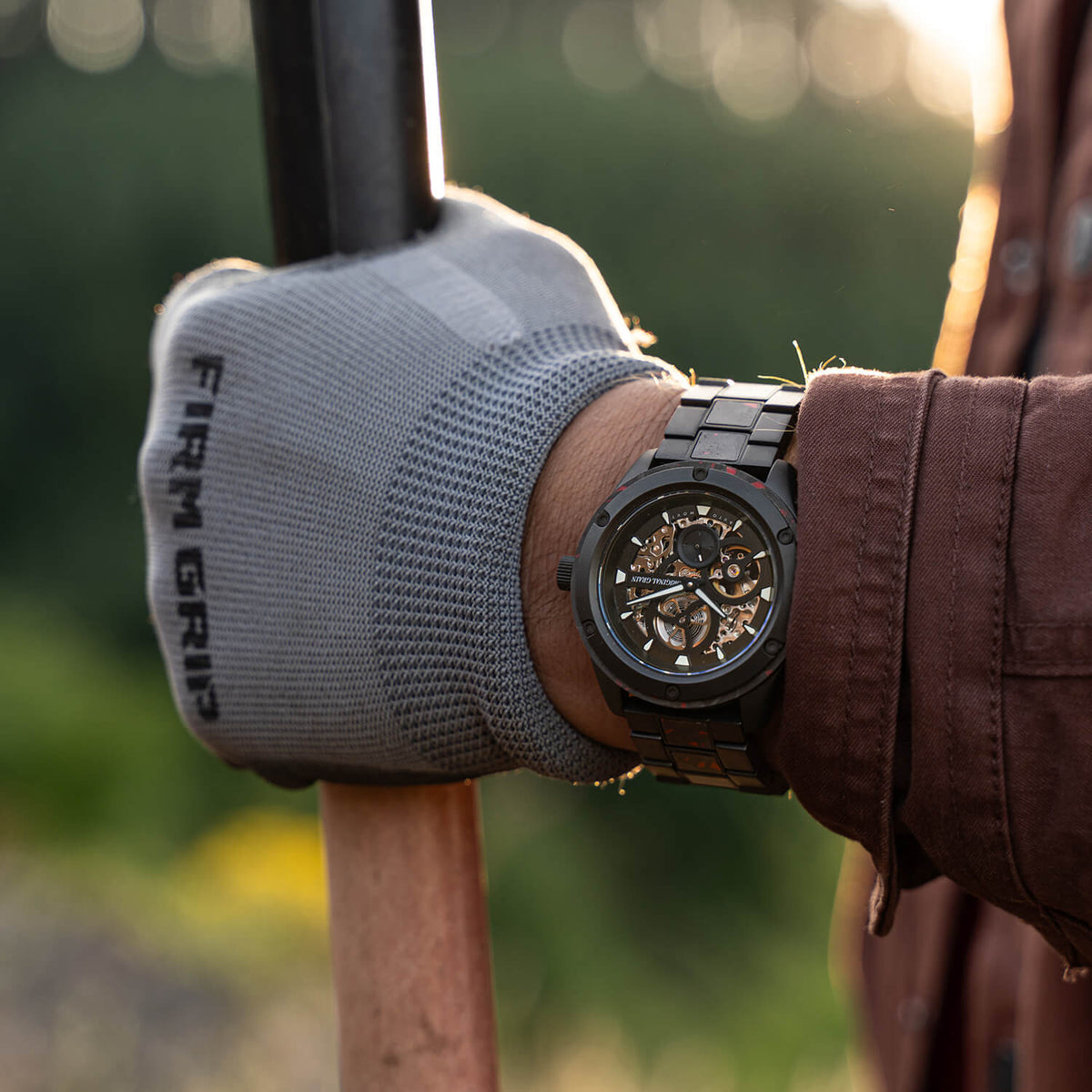 Forest Fire Red Rugged Auto 45mm