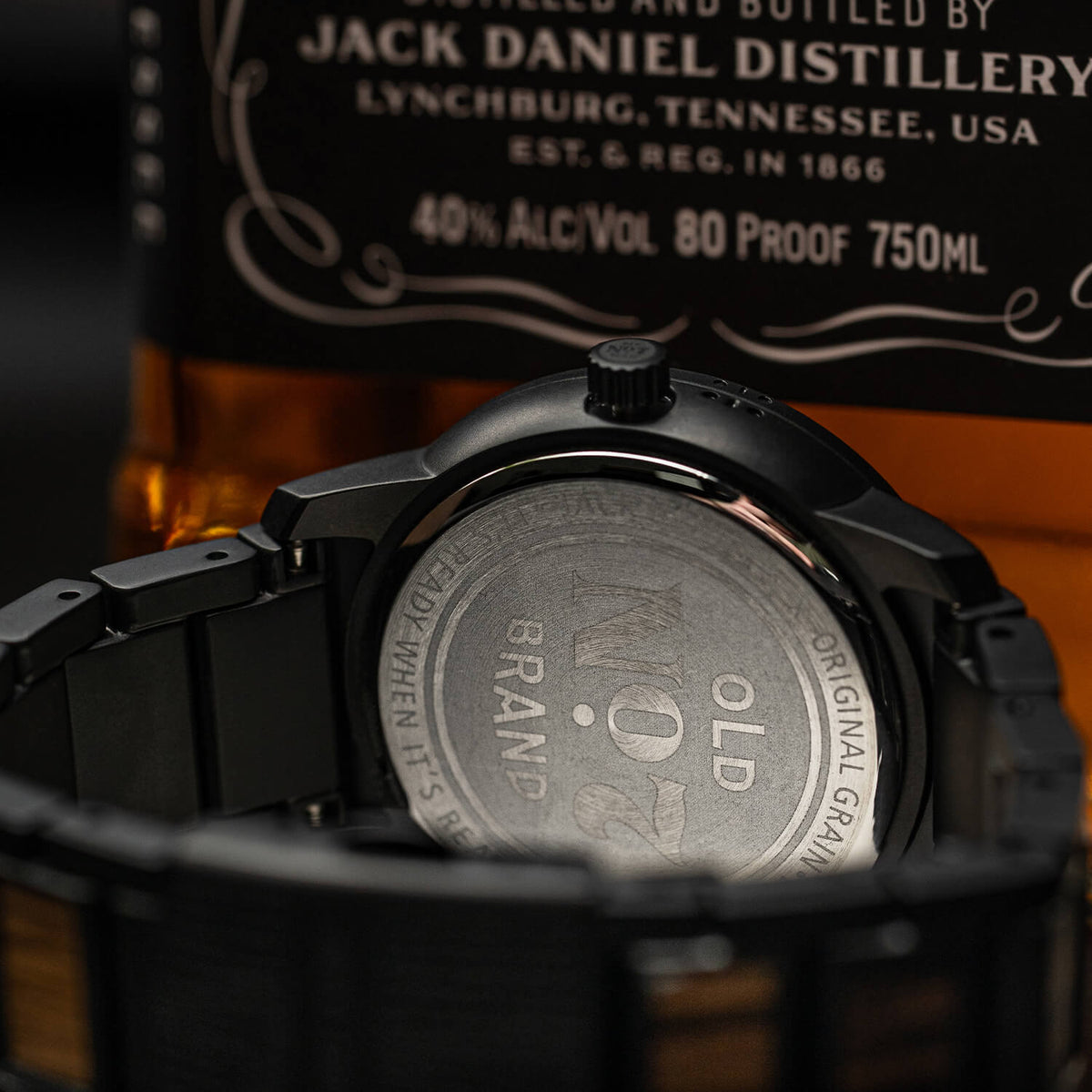 JACK DANIEL'S BLACK WOMENS BARREL 36MM
