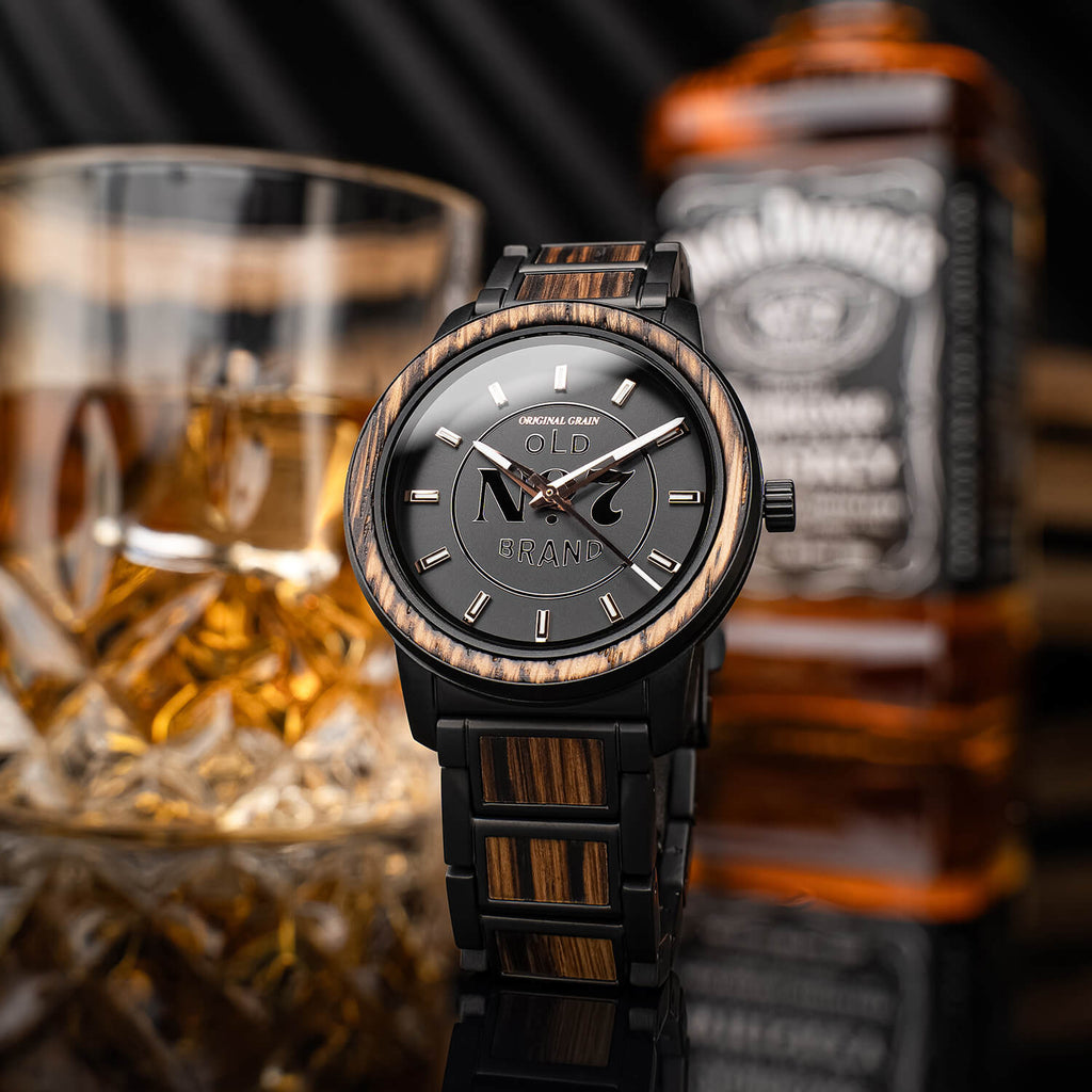 JACK DANIEL'S BLACK WOMENS BARREL 36MM