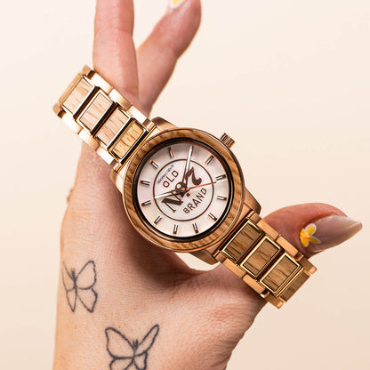 JACK DANIEL'S ROSEGOLD WOMEN'S BARREL 36MM