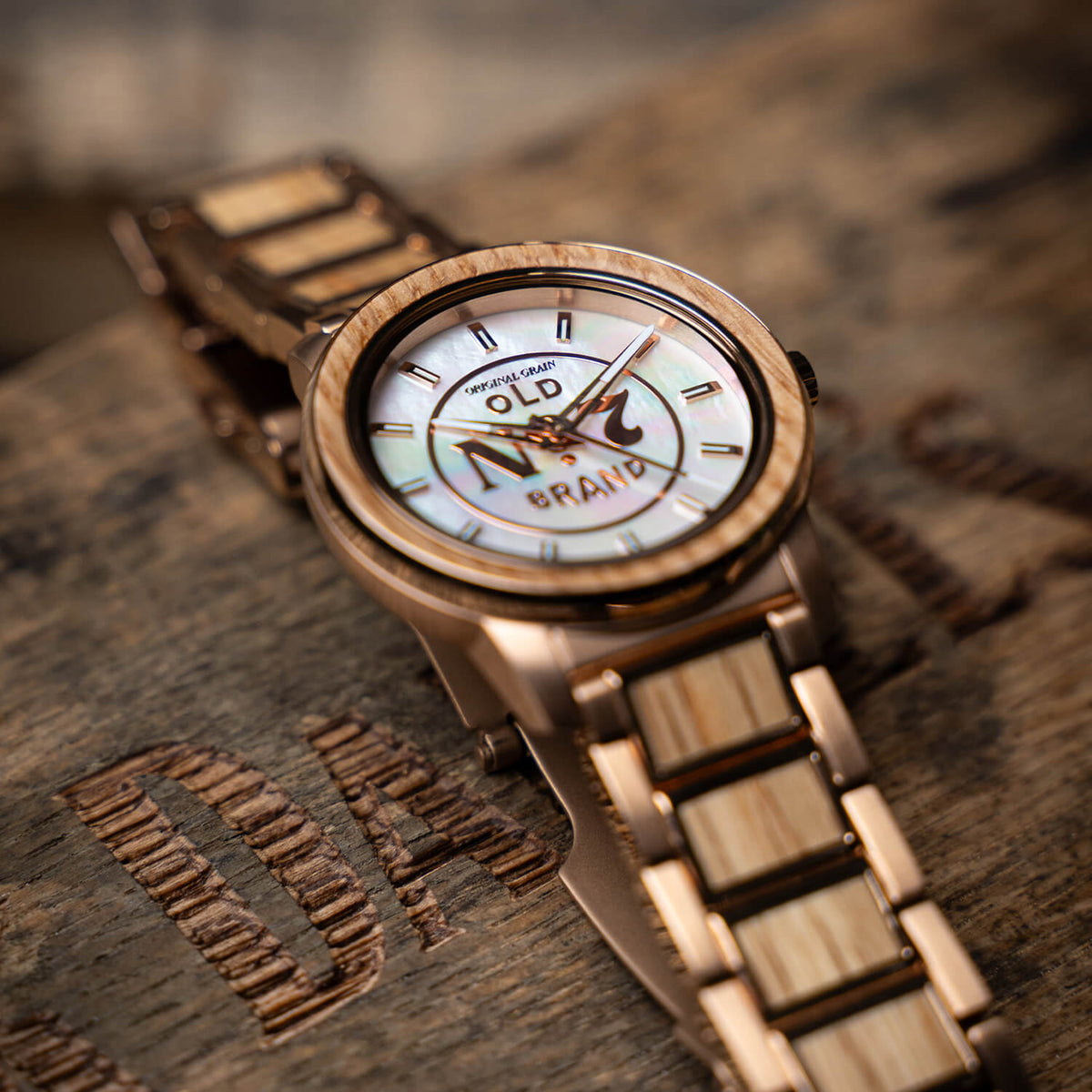 JACK DANIEL'S ROSEGOLD WOMEN'S BARREL 36MM
