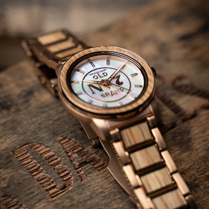 JACK DANIEL'S ROSEGOLD WOMEN'S BARREL 36MM