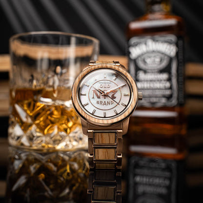 JACK DANIEL'S ROSEGOLD WOMEN'S BARREL 36MM
