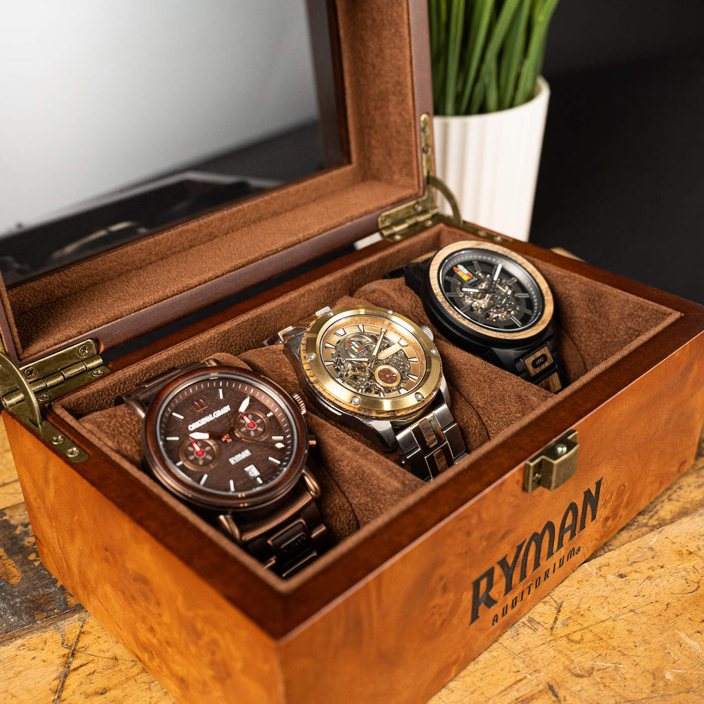 Ryman Burlwood 3 Watch Holder