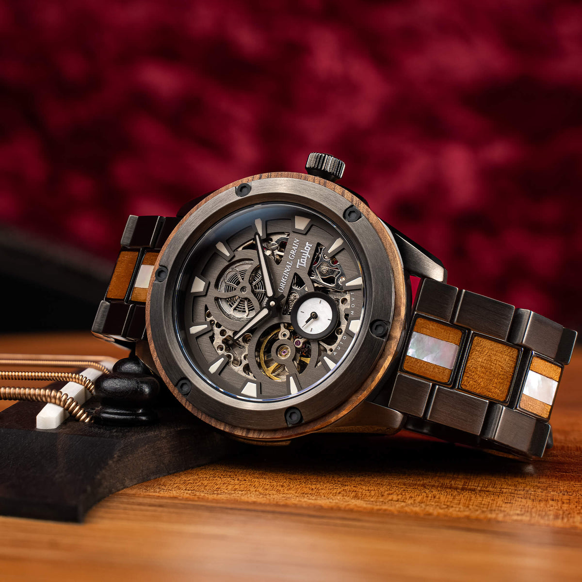 Taylor Guitars Gunmetal Koa Rugged Automatic 44mm