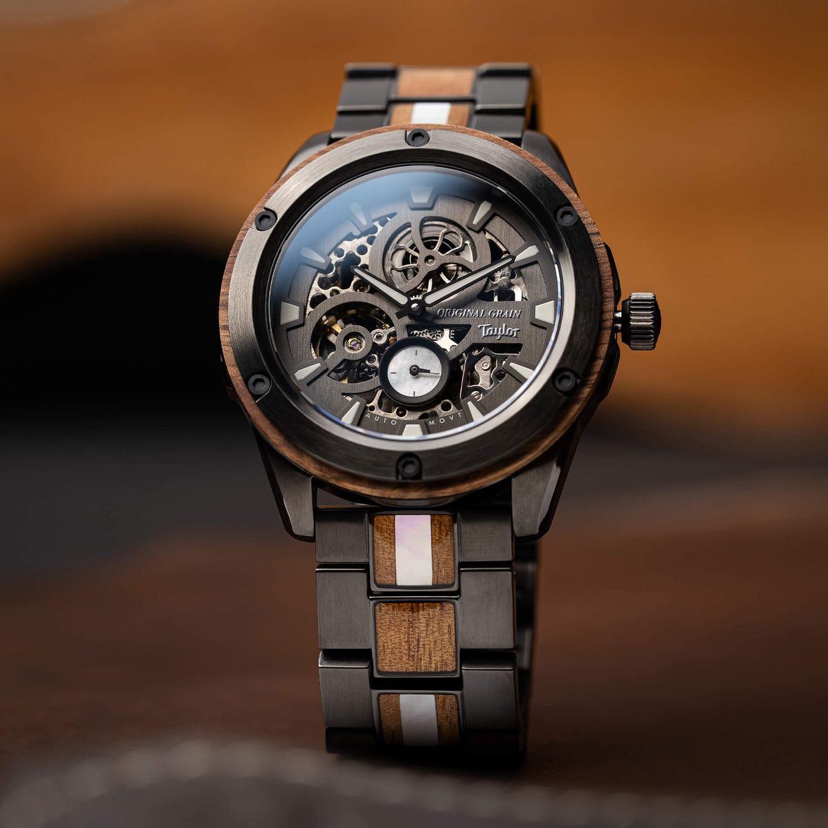 Taylor Guitars Gunmetal Koa Rugged Automatic 44mm