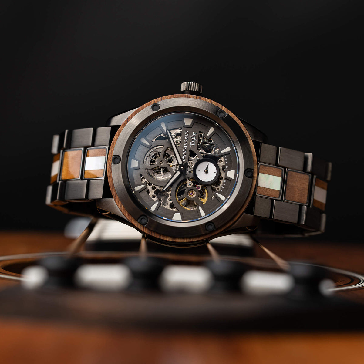 Taylor Guitars Gunmetal Koa Rugged Automatic 44mm