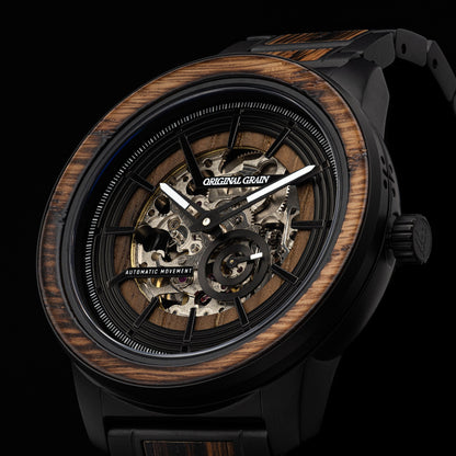 Whiskey Charred Black Barrel Automatic 46mm